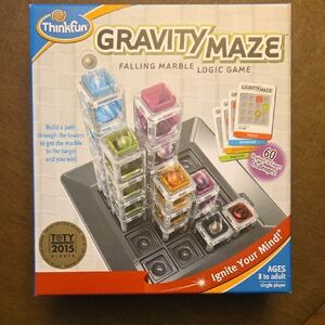 ThinkFun Gravity Maze Falling Marble Logic Game